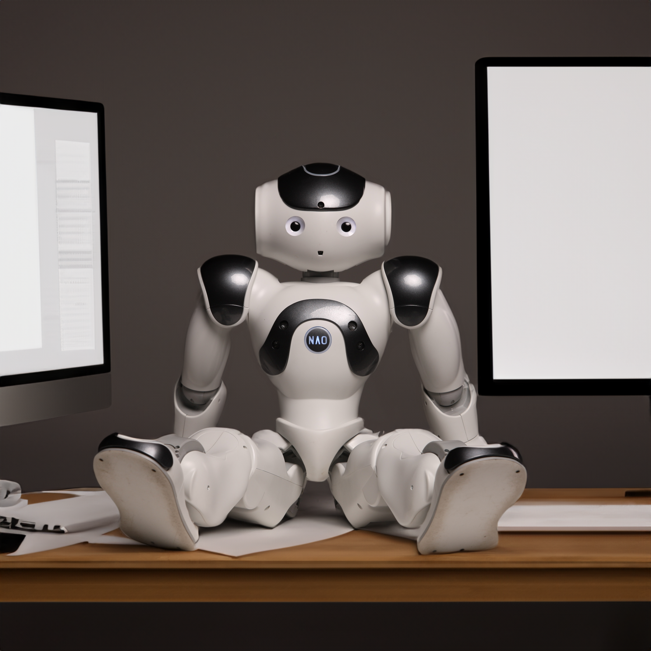 Robot Nao nauka programowania Humanoid robot Pepper works at the front desk